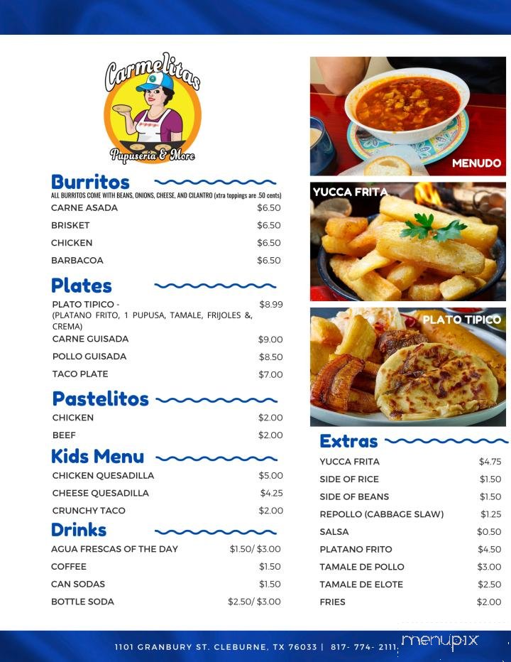 Menu page 2