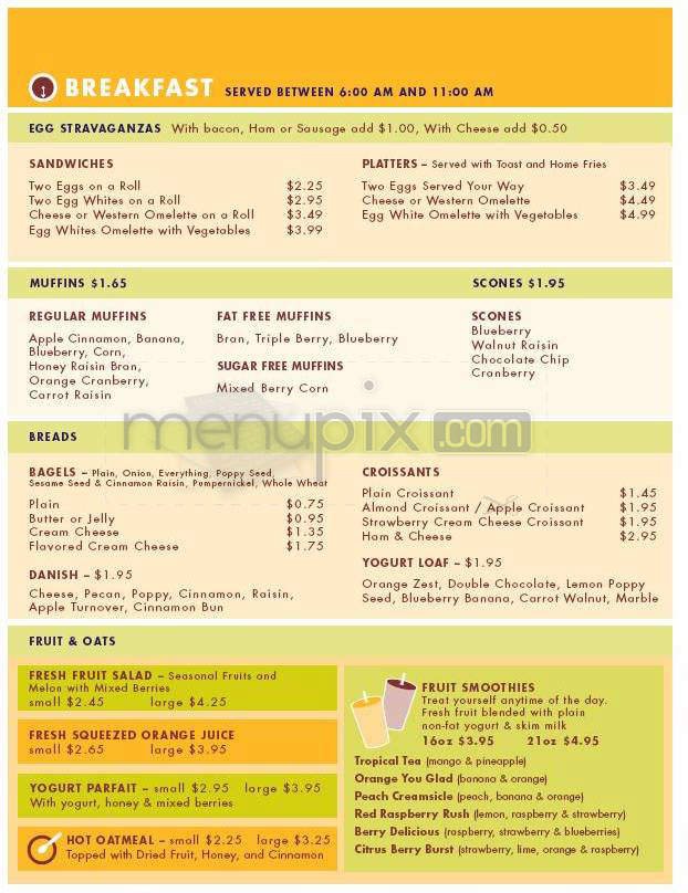 Menu page 2