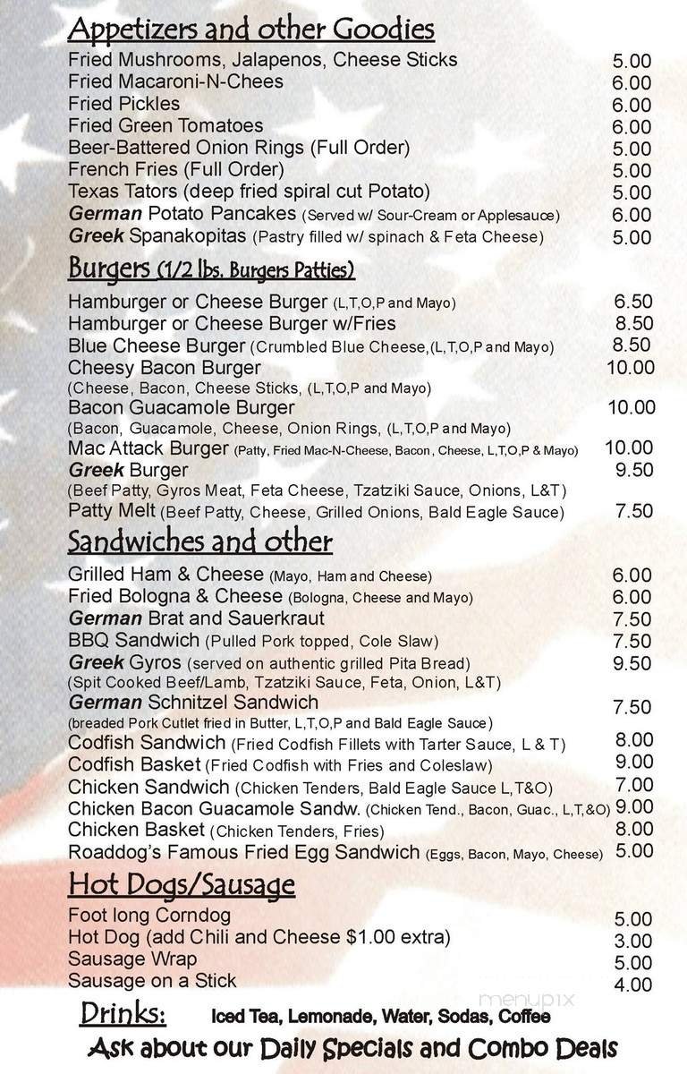 Menu page 2
