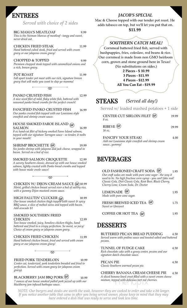 Menu page 2