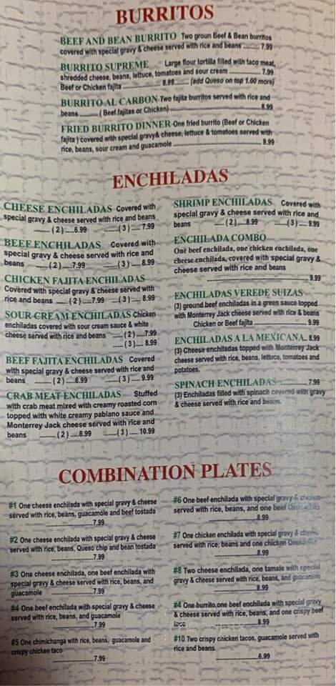 Menu page 2
