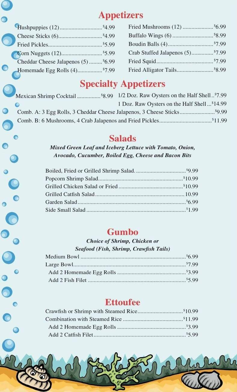 Menu page 1