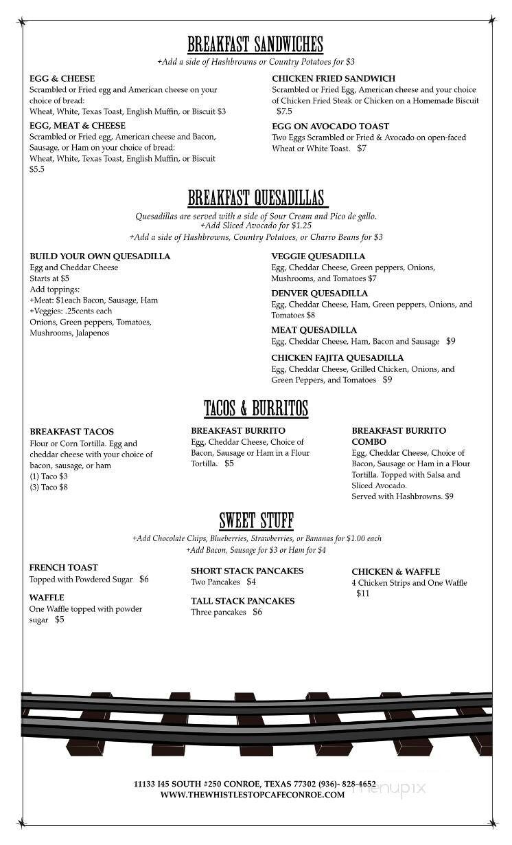 Menu page 1