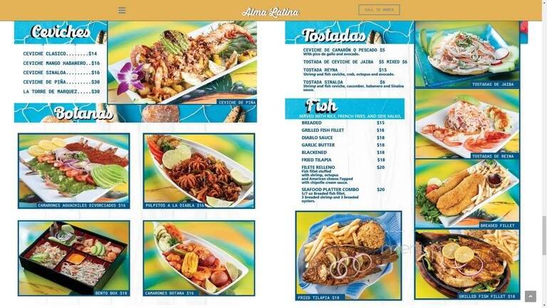 Menu page 2
