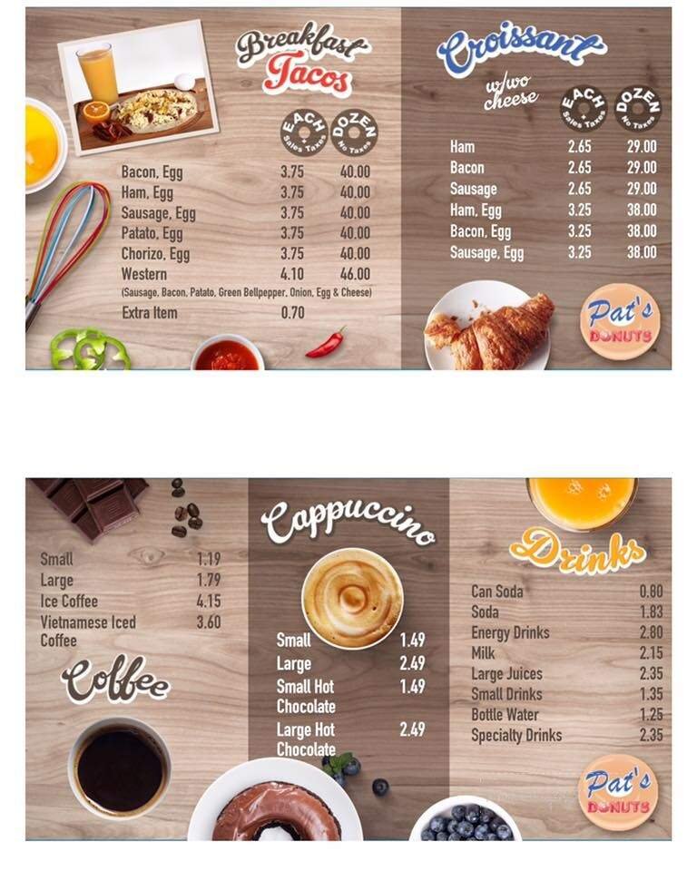 Menu page 2