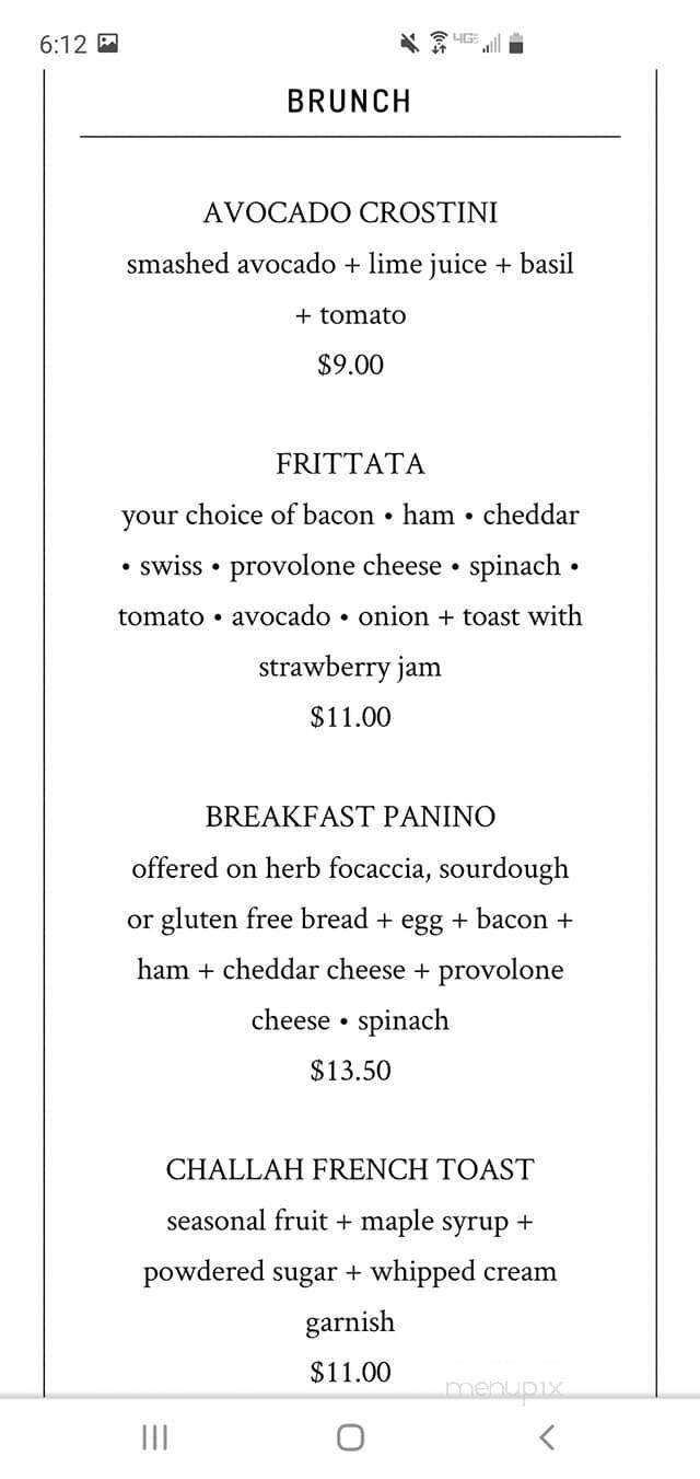 Menu page 8