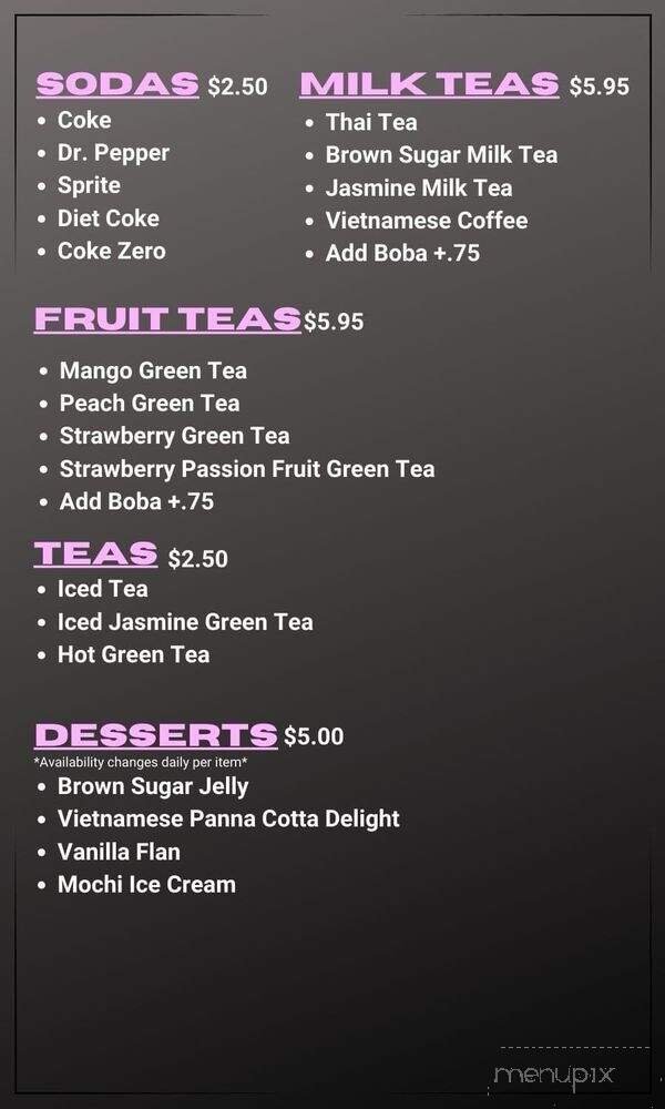 Menu page 2