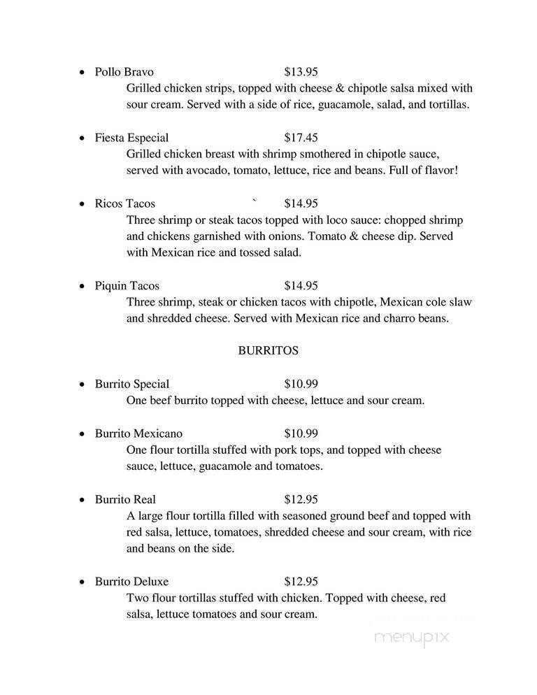 Menu page 11