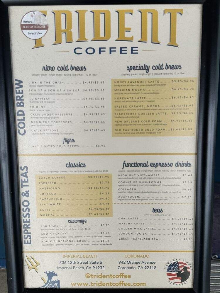 Menu page 1
