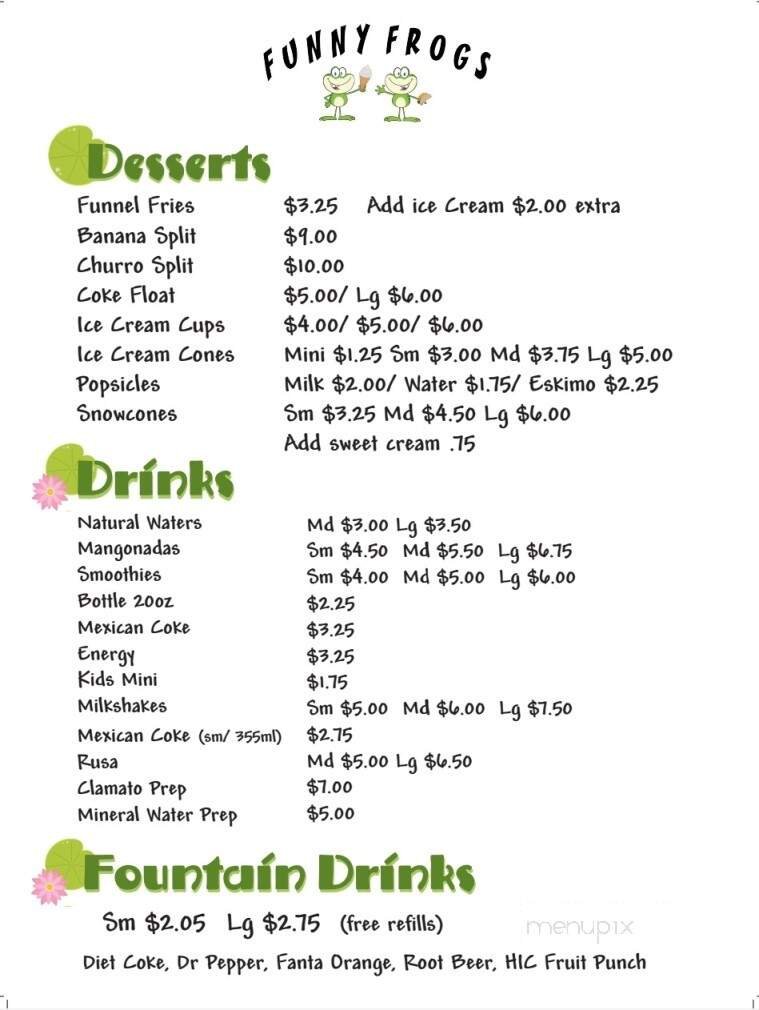 Menu page 2