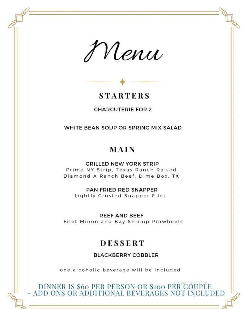 Menu page 1