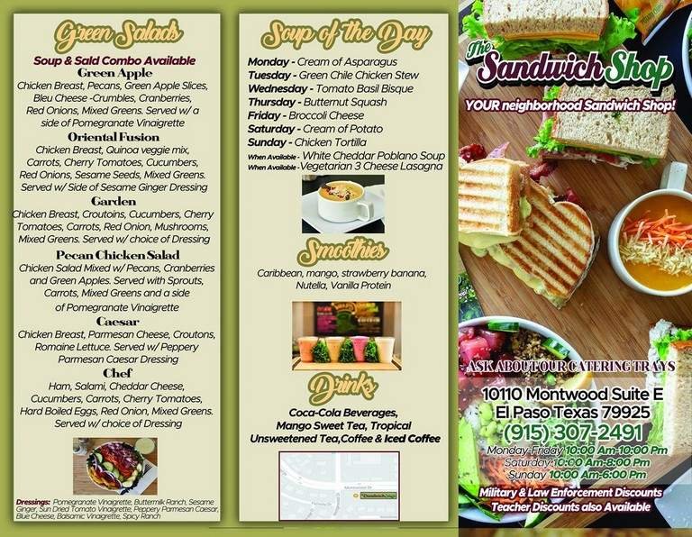 Menu page 2