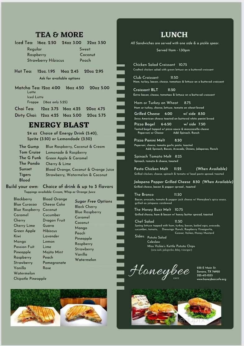 Menu page 1
