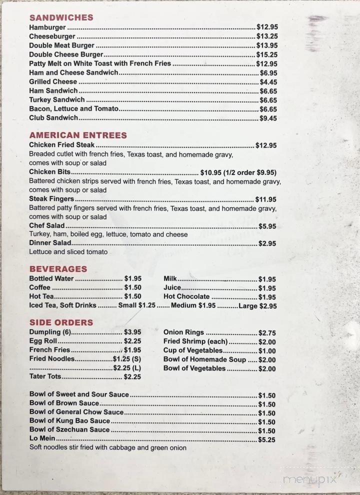 Menu page 2