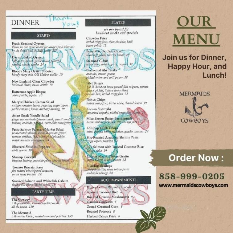 Menu page 2