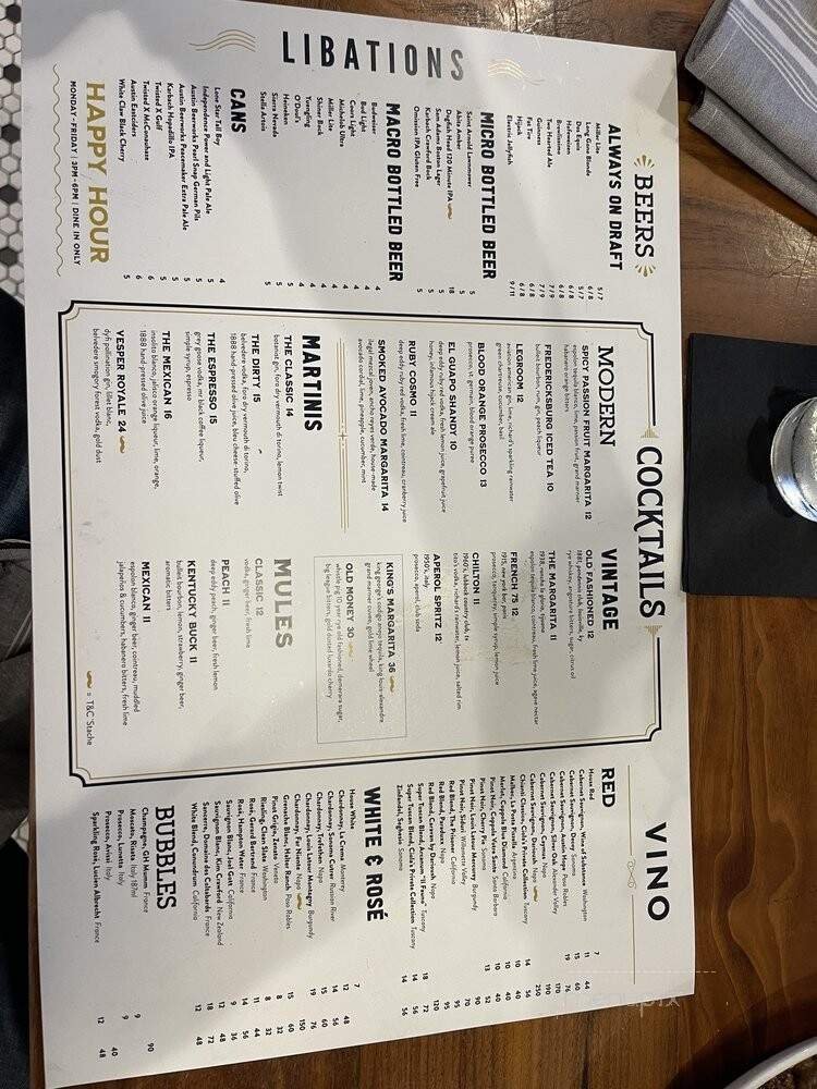 Menu page 2
