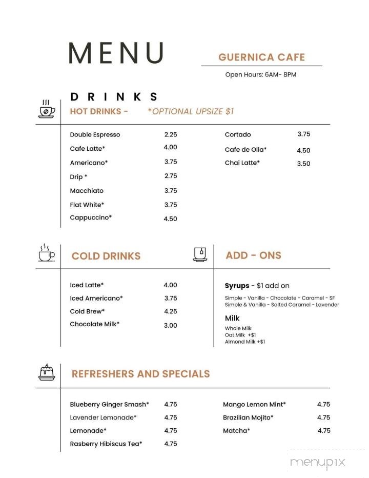 Menu page 2