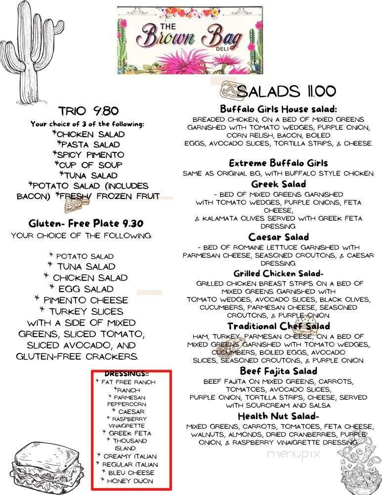 Menu page 1