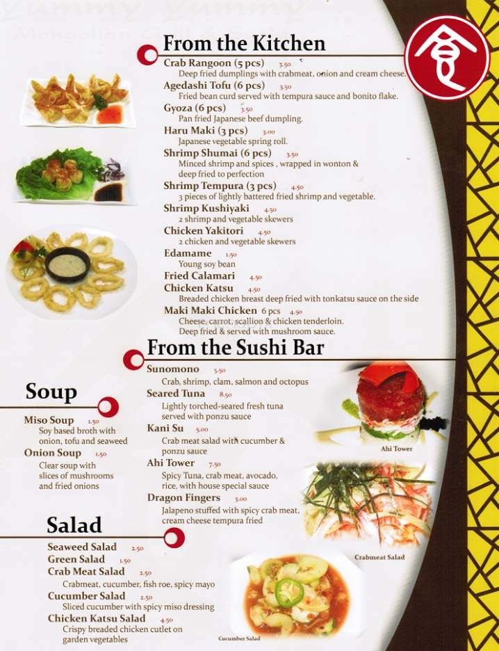 Menu page 2