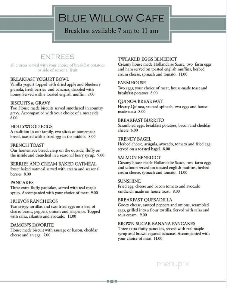 Menu page 2