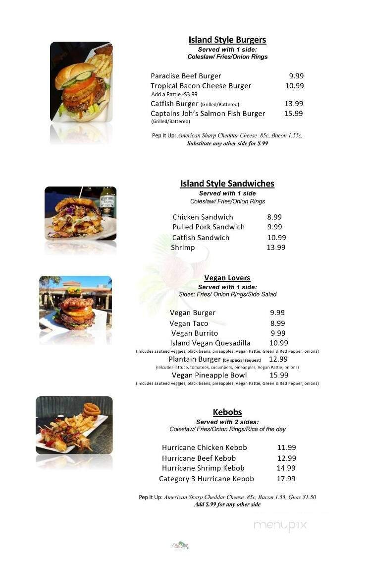 Menu page 1