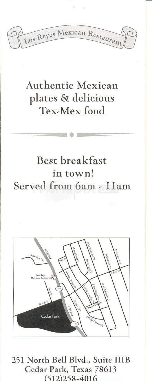 Menu page 1