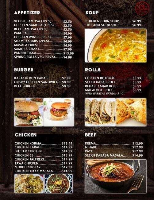 Menu page 2