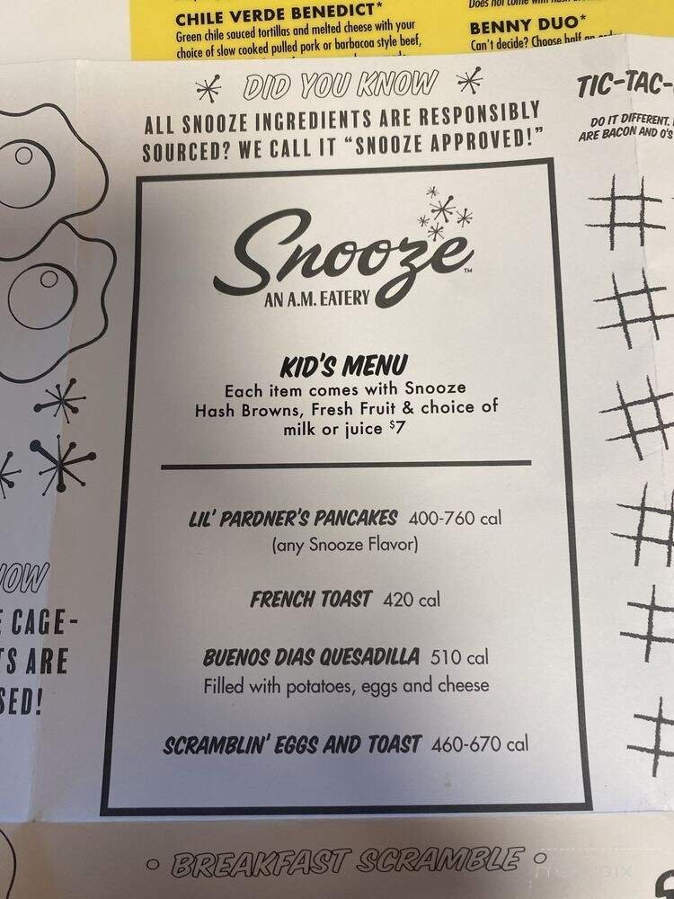 Menu page 1