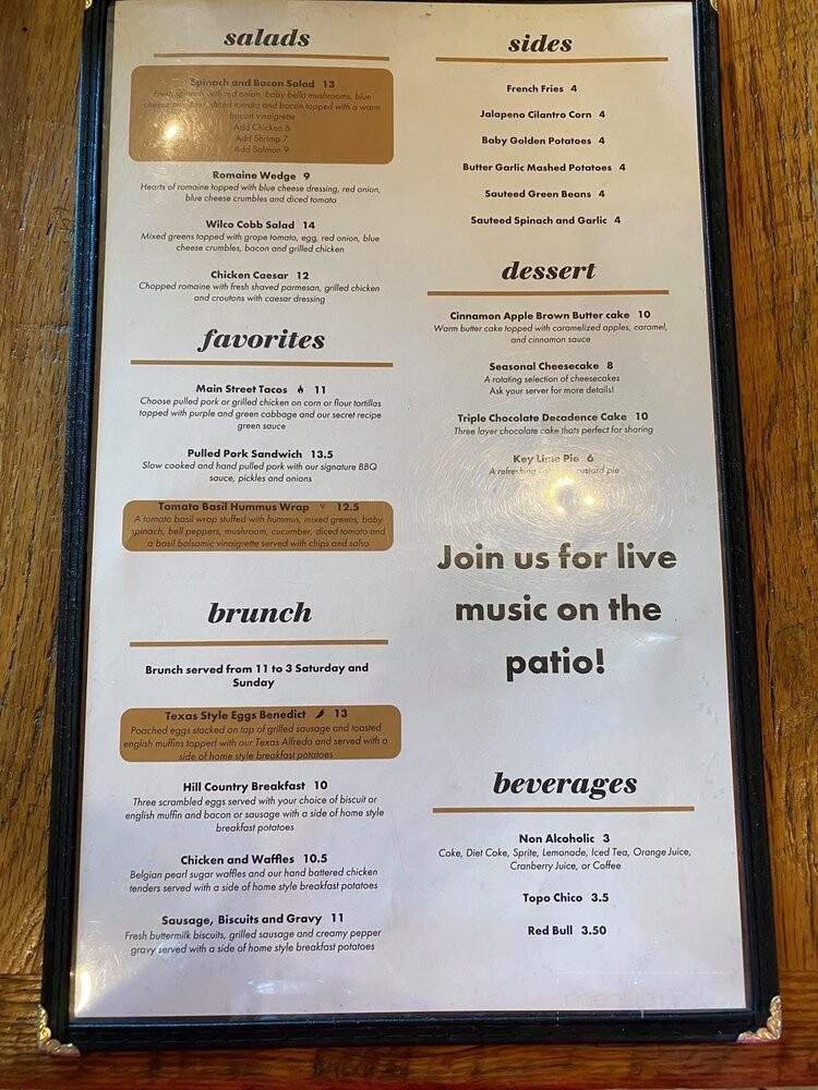 Menu page 2
