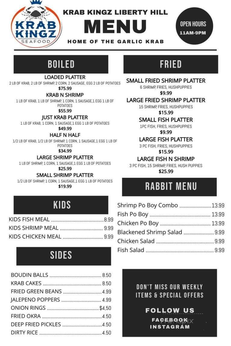 Menu page 2