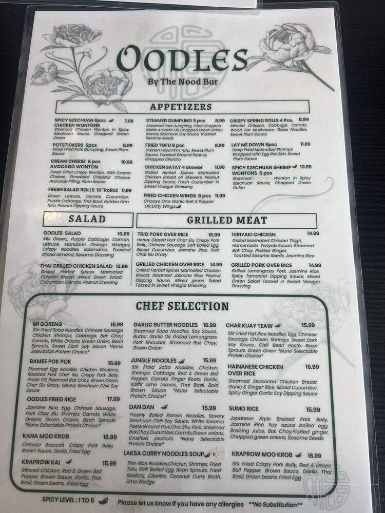 Menu page 2