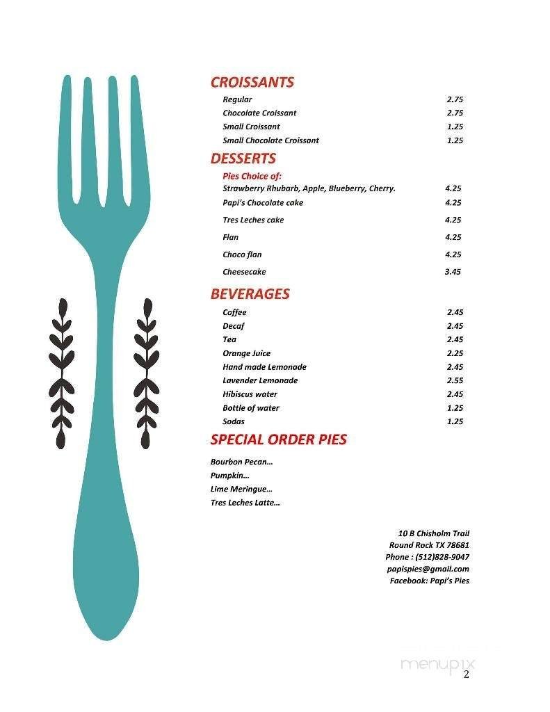Menu page 2