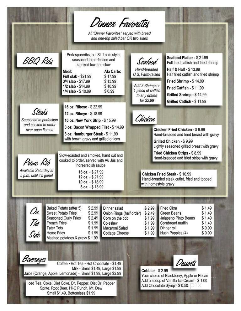 Menu page 2