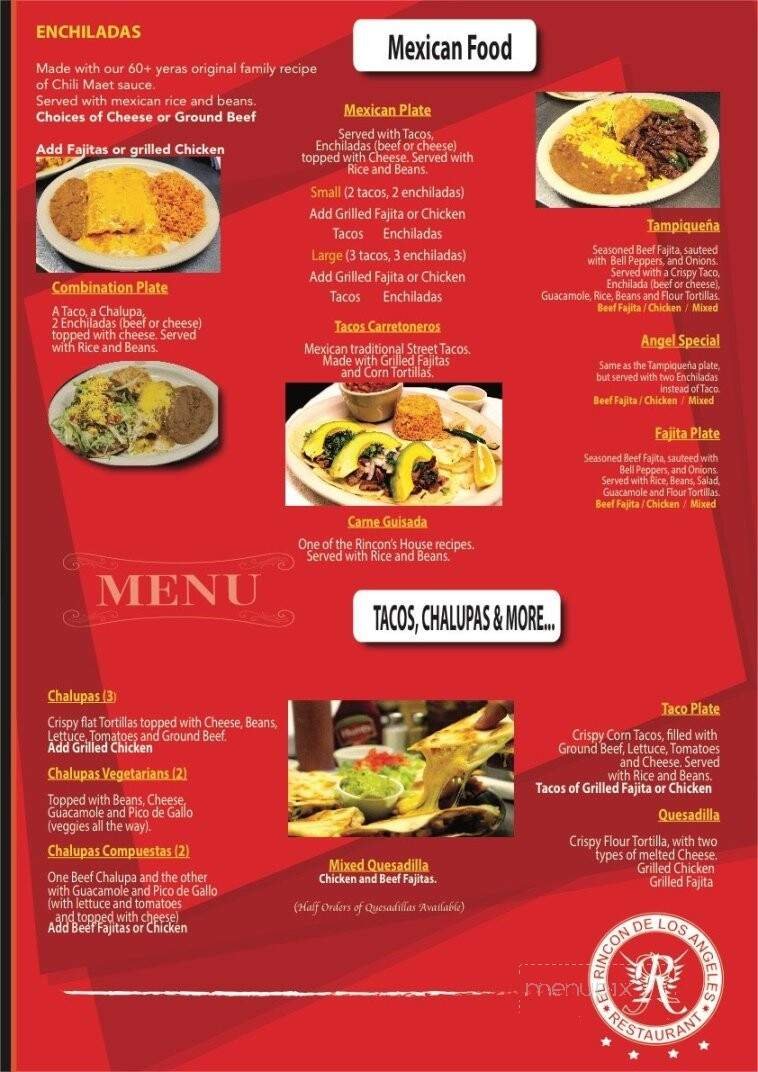 Menu page 2