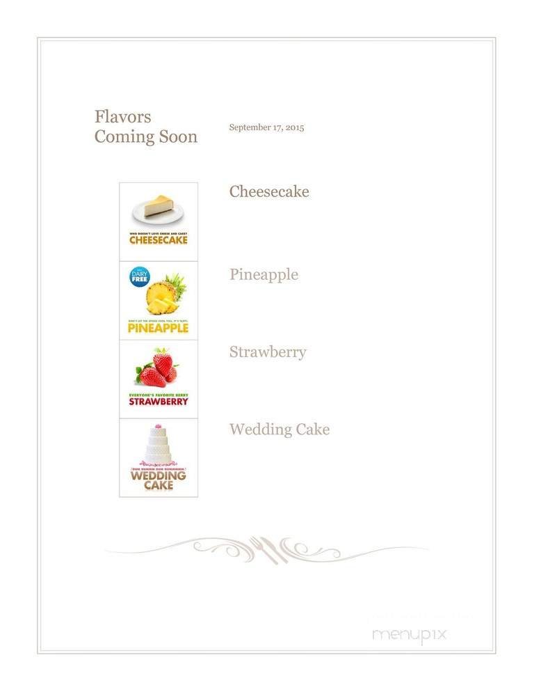 Menu page 1