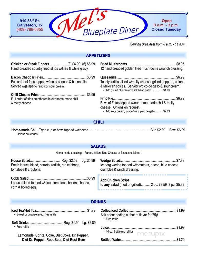 Menu page 1