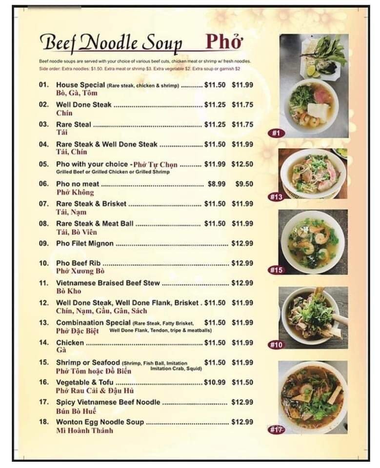 Menu page 2