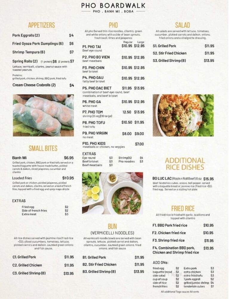 Menu page 1