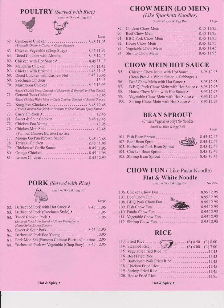 Menu page 2