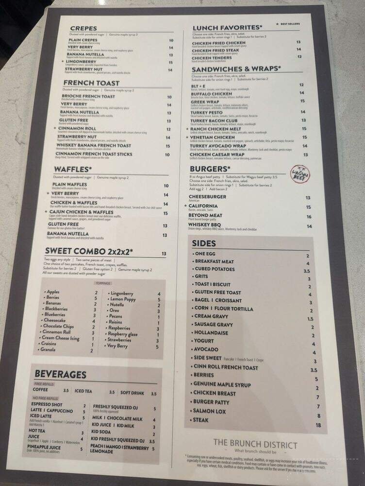 Menu page 2