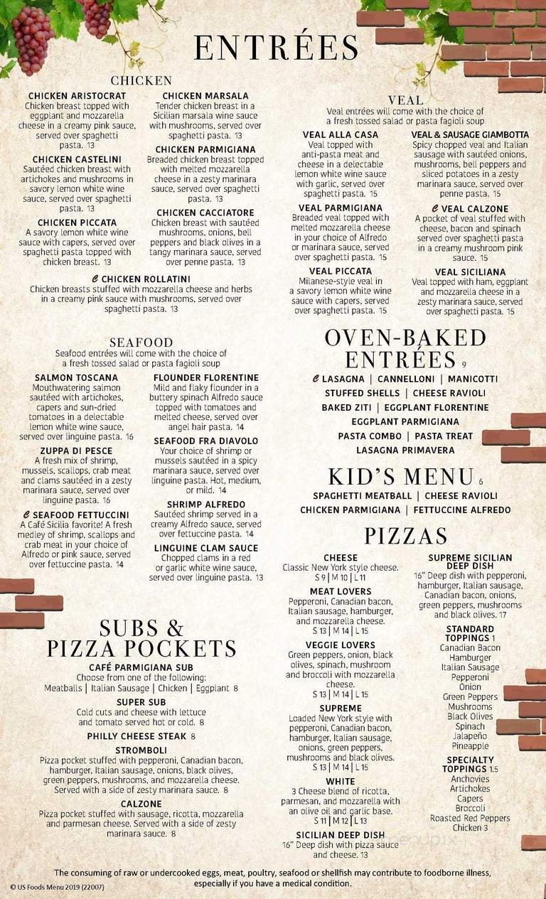 Menu page 2