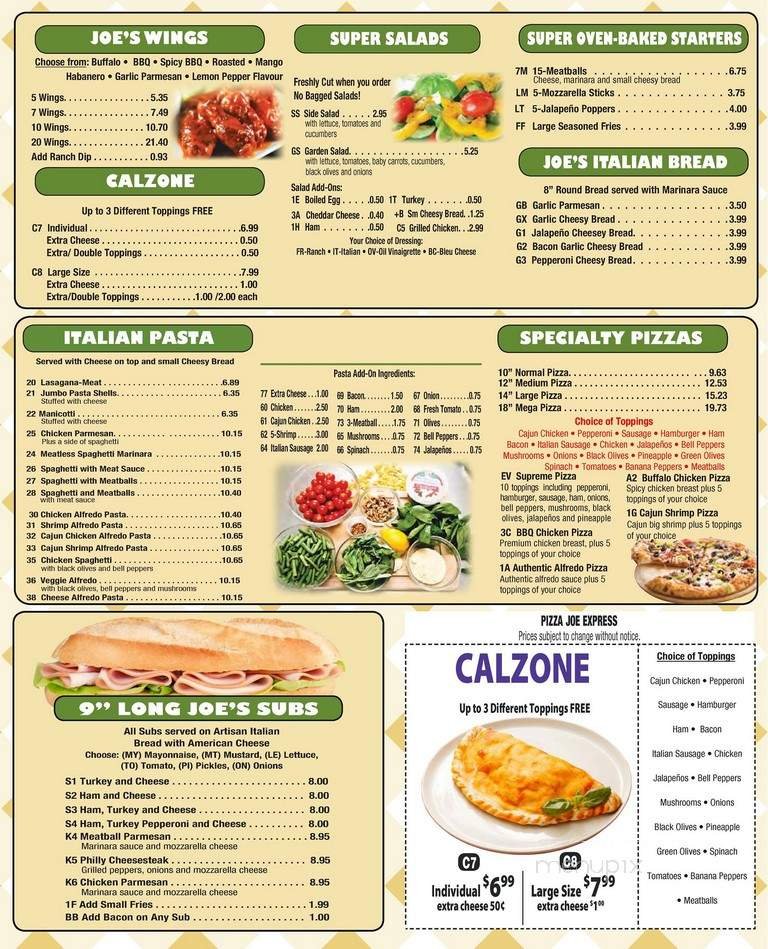 Menu page 2
