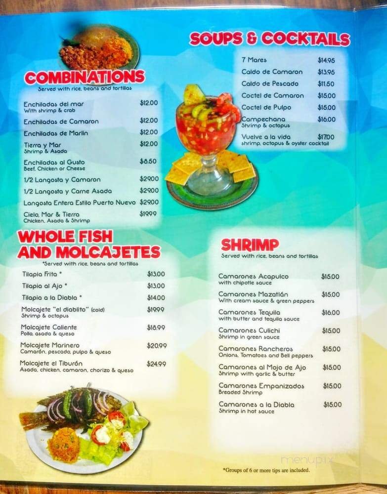 Menu page 3