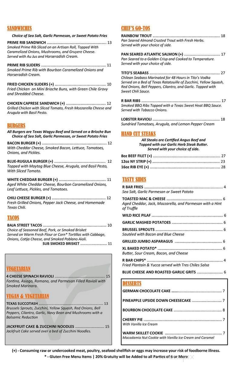Menu page 2
