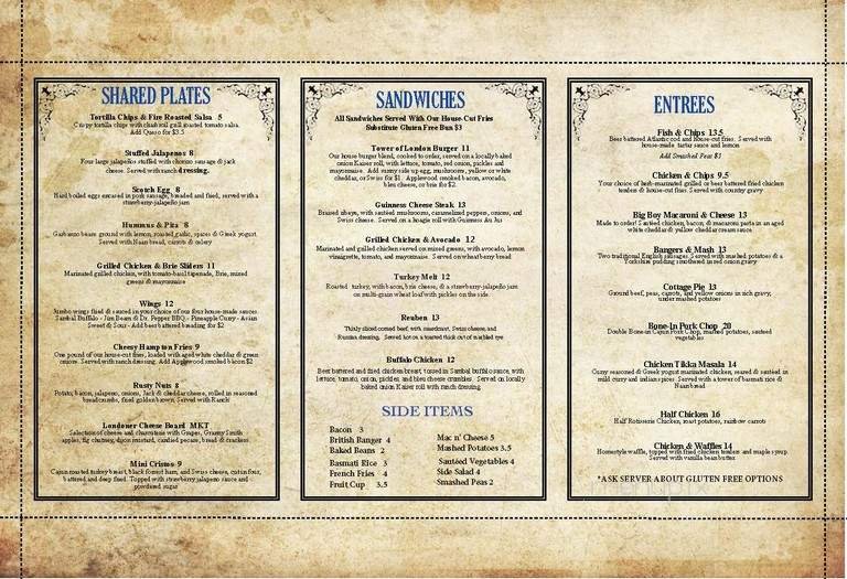 Menu page 2