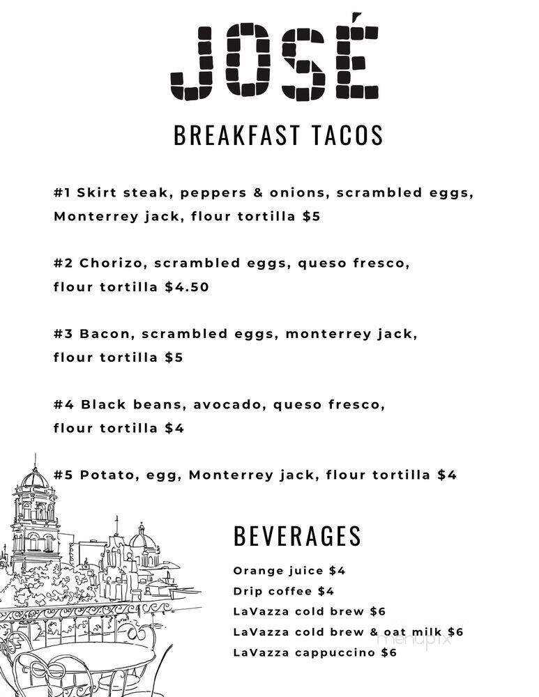 Menu page 1