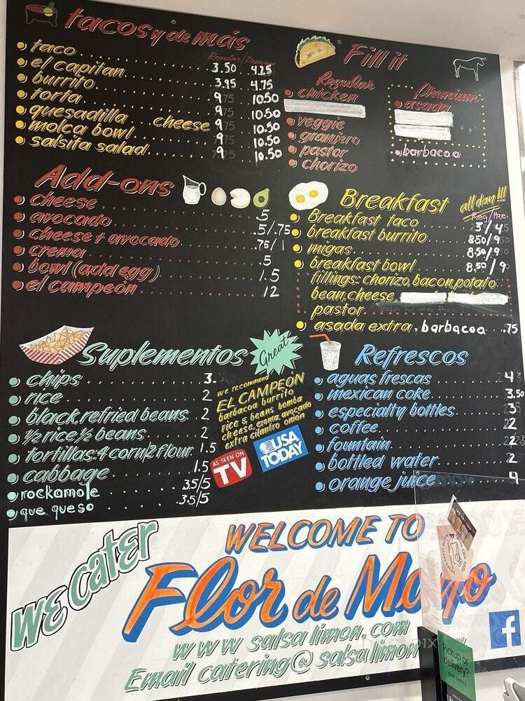 Menu page 1
