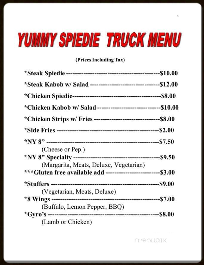 Menu page 1