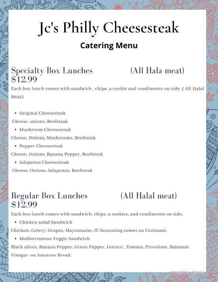 Menu page 2