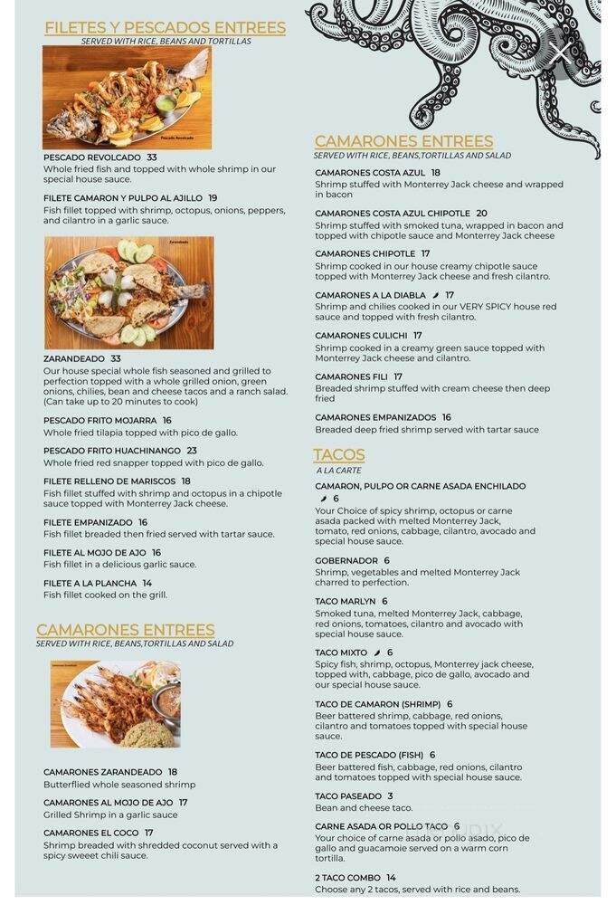 Menu page 3